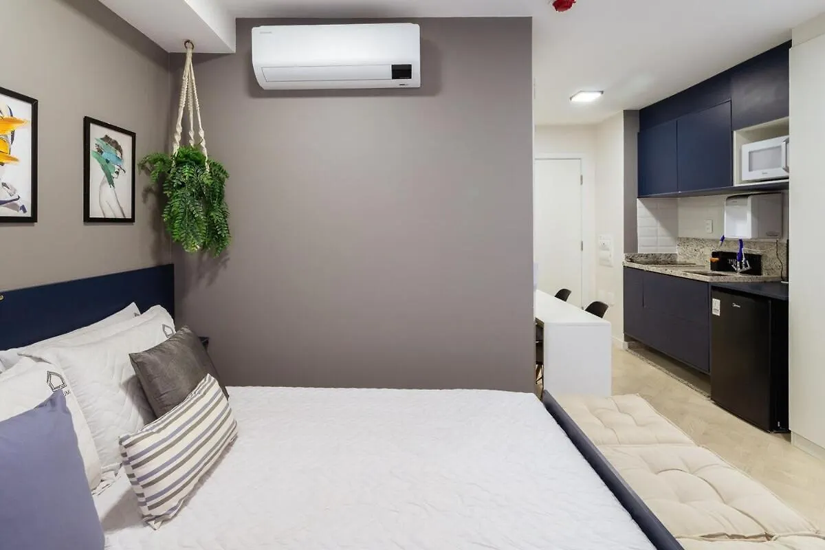 Blue Elegance 1 - Apartamento Aconchegante Na Bela Vista São Paulo