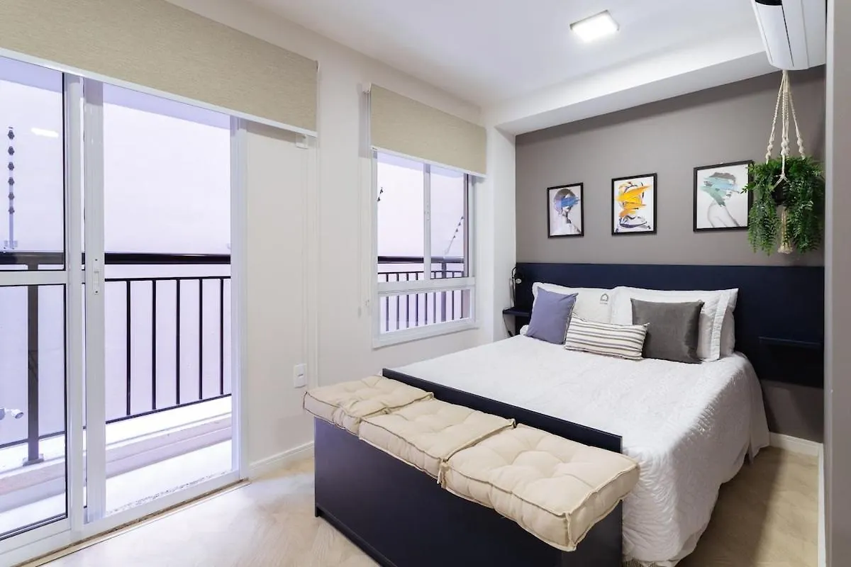 Blue Elegance 1 - Apartamento Aconchegante Na Bela Vista São Paulo