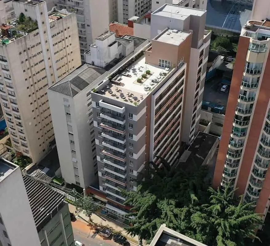 Lägenhet Blue Elegance 1 - Apartamento Aconchegante Na Bela Vista São Paulo